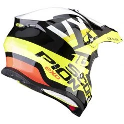 Policarbonato Casco Scorpion Vx-16 Air X Turn Nero Giallo Fluo 7 Policarbonato Casco Scorpion Vx-16 Air X Turn Nero Giallo Fluo -Negozio al dettaglio Scorpions scorpion vx16air xturn giallo 3