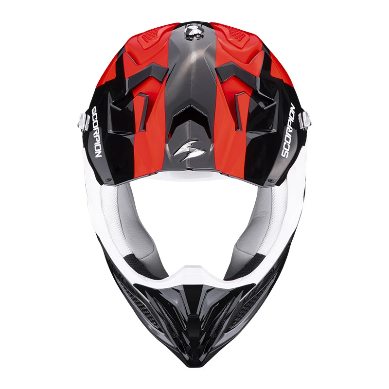 Fibra Casco Scorpion Vx-22 Air Attis Nero Rosso 4 Fibra Casco Scorpion Vx-22 Air Attis Nero Rosso - immagine 2